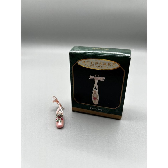 Future Star 1997 Miniature She Is A Pretty Ballerina Dancer Hallmark Ornament - Picture 1 of 5